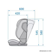 scaun auto maxi cosi rodifix pro i size 100 150 cm z 3
